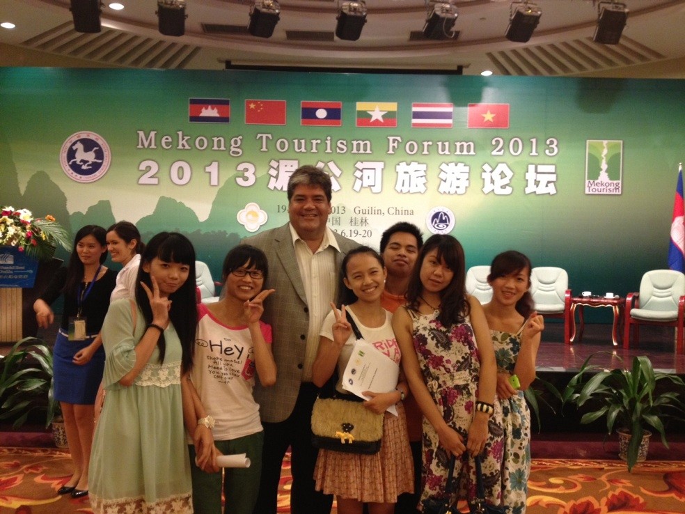 我系作为桂林旅游局合作单位被邀参加2013湄公河旅游论坛