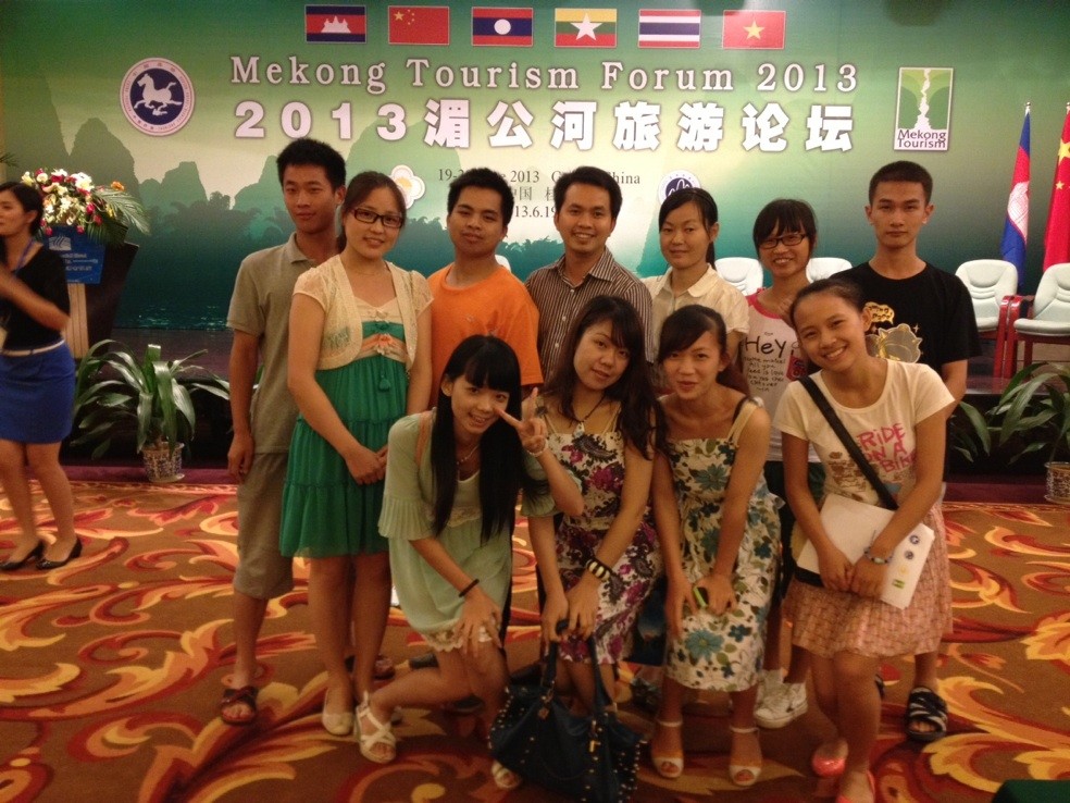 我系作为桂林旅游局合作单位被邀参加2013湄公河旅游论坛